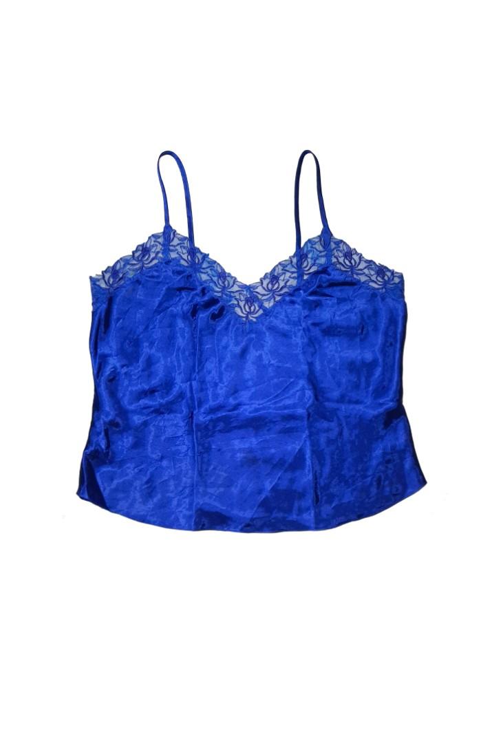 Vintage Victoria's Secret Gold Label Satin and Lace Cami Top ...