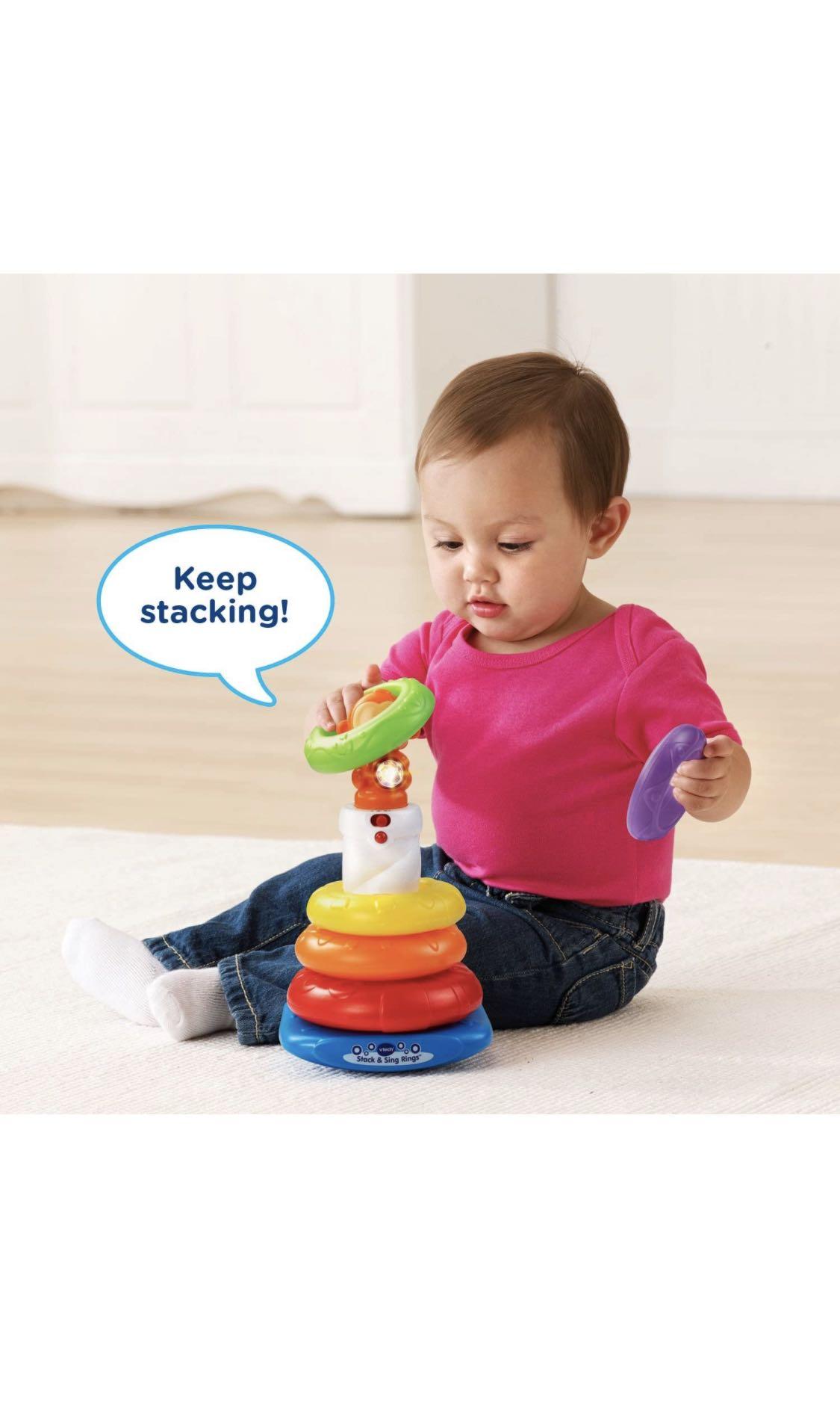 Vtech stack and sing rings, Babies & Kids, Infant Playtime on Carousell