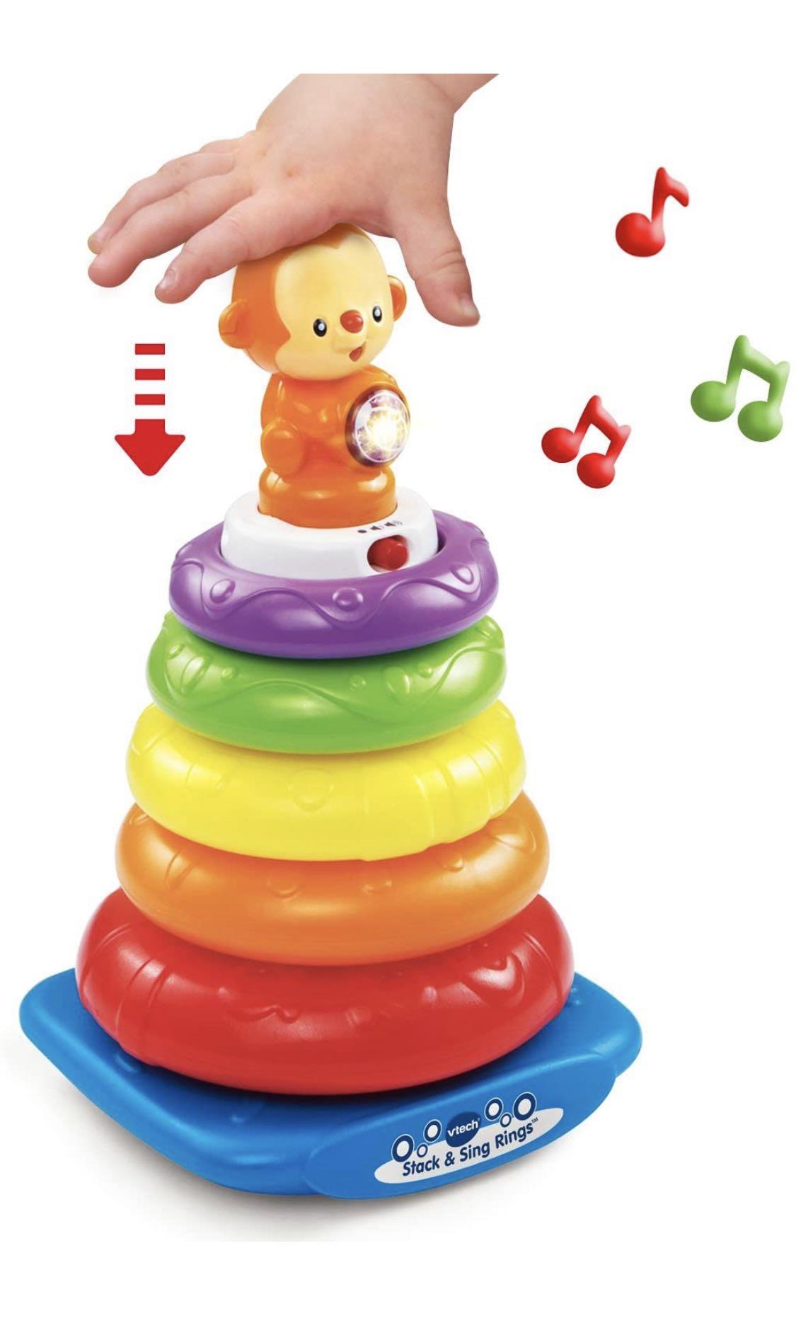 Vtech stack and sing rings, Babies & Kids, Infant Playtime on Carousell