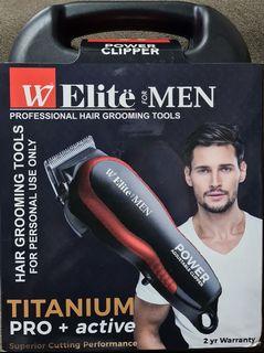W Elite for Men Professional Hair Grooming Tools Titanium Pro + Active