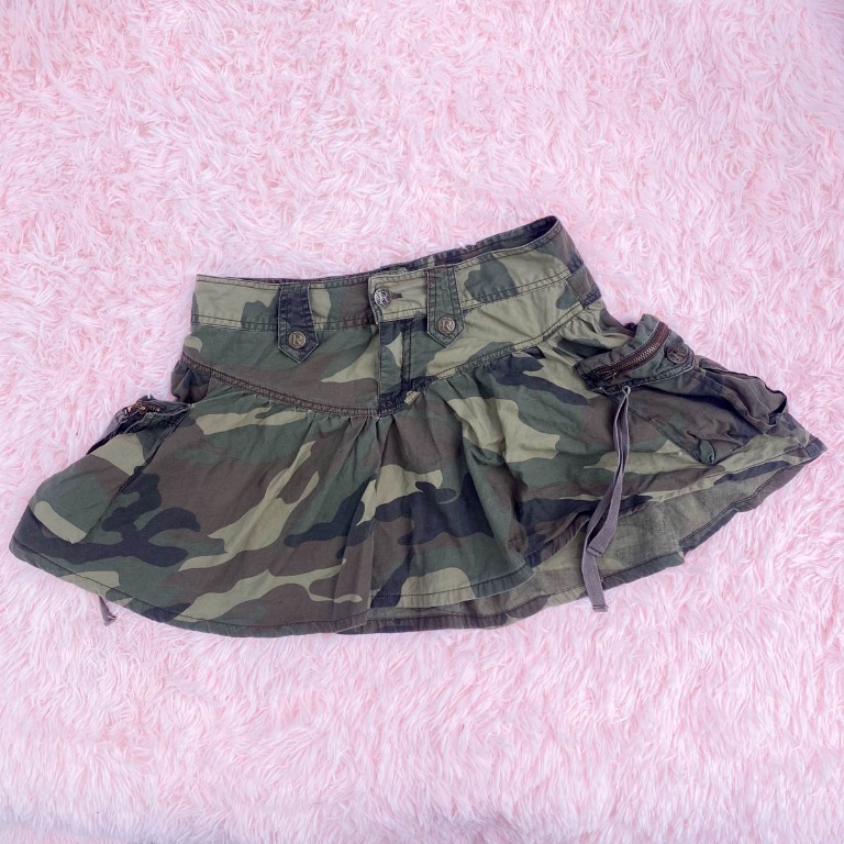 90s camo skirt sale