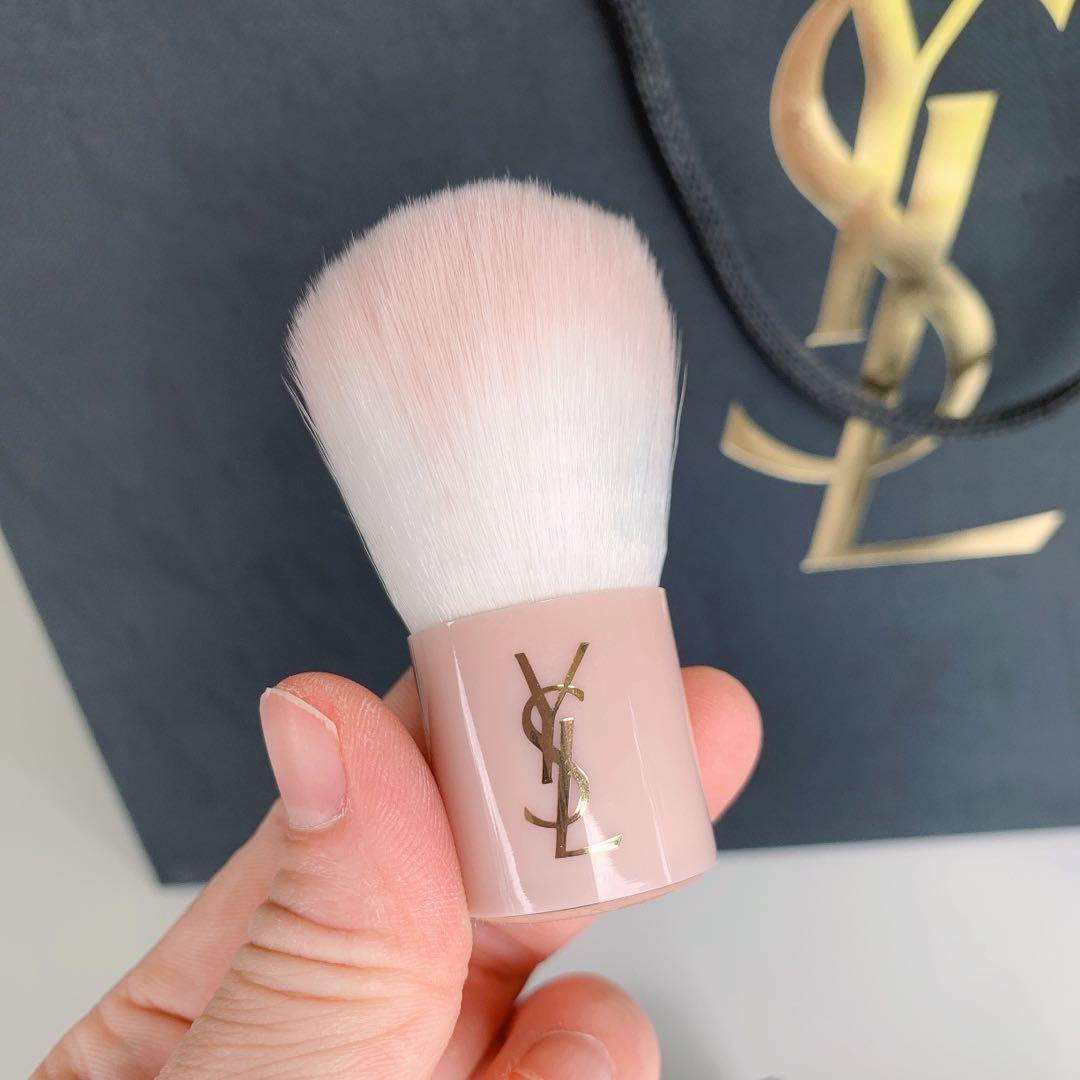 YSL Kabuki Brush gold and nude, Beauty & Personal Care, Face, Makeup on