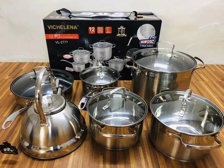 12pcs vichelena cookware set, Furniture & Home Living, Kitchenware