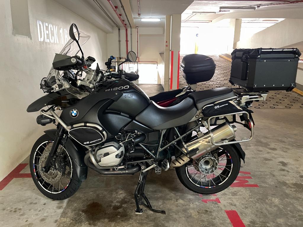 2013 BMW R1200GS Adventure Triple Black Motorcycles Motorcycles