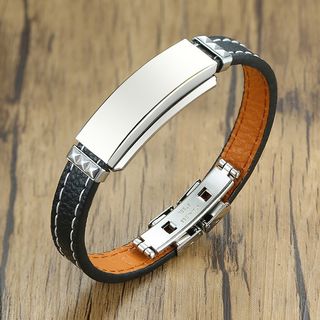 Personalized Bracelet,Engrave Love Quote Link Bracelet for Men  Husband/Boyfriend/Son/Lover,Stainless…See more Personalized  Bracelet,Engrave Love Quote