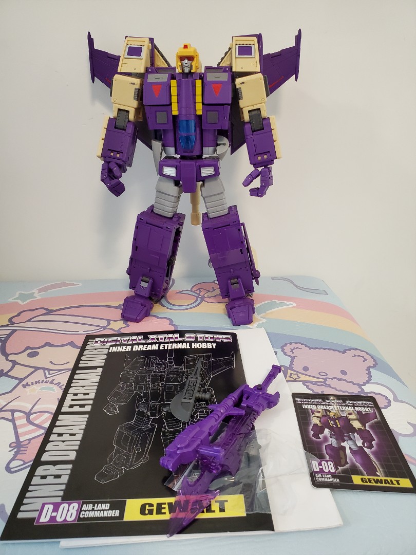 DX9 Toys 變形金剛D08 Gewalt 閃電(冇盒, 齊件, 從未變形), 興趣及遊戲