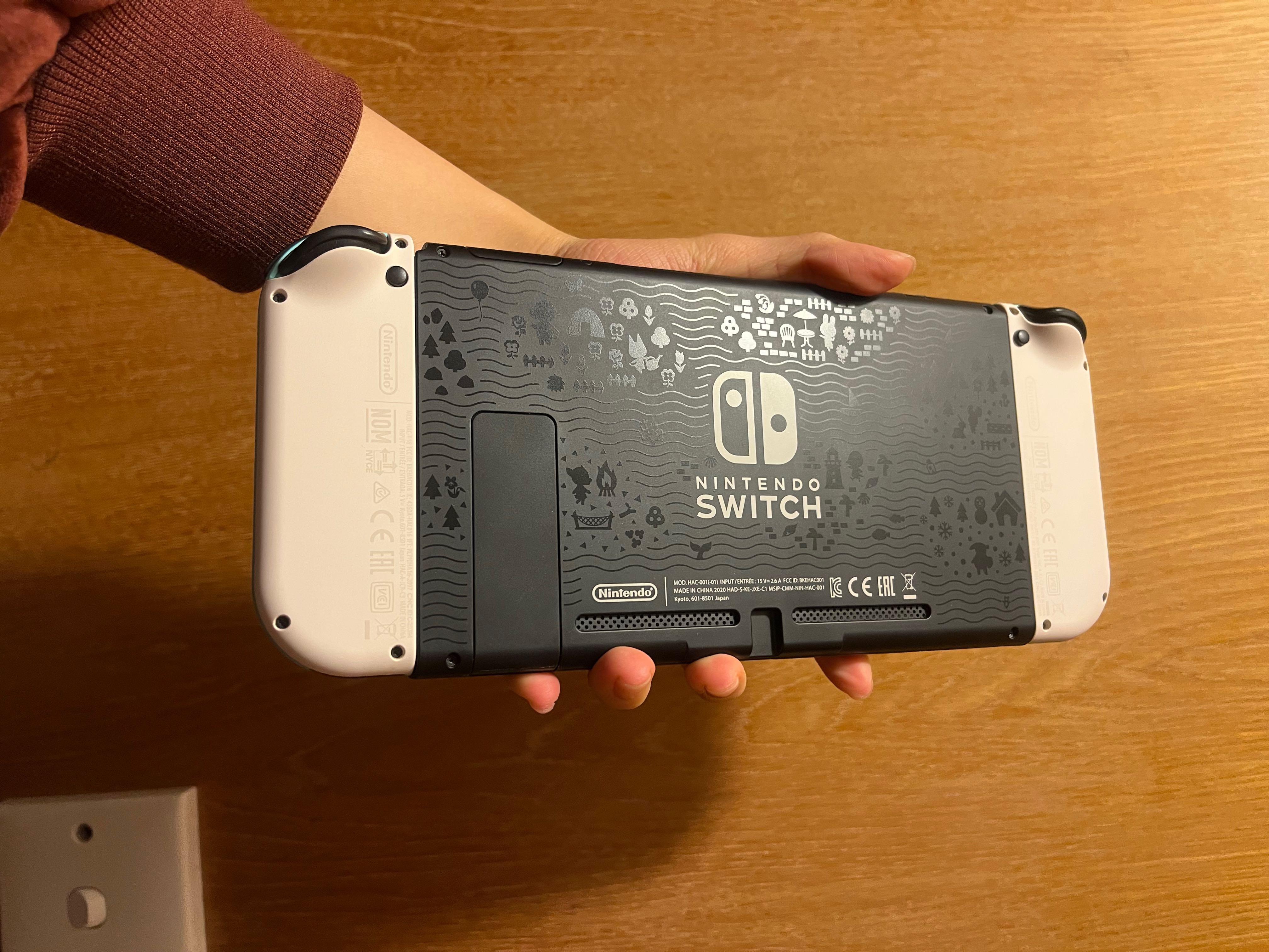 任天堂Nintendo Switch (電池加長版)動森版香港一田行貨, 電子遊戲