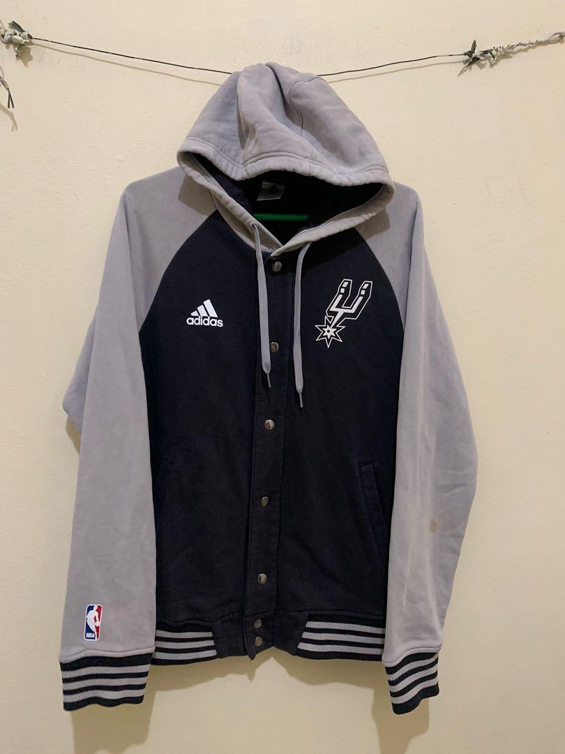 Adidas Spurs Varsity hoodie, Men's Fashion, Coats, Jackets and Outerwear on  Carousell
