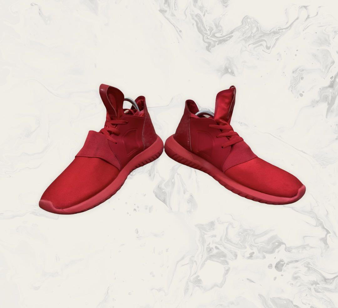 ADIDAS TUBULAR DEFIANT LUSH RED
