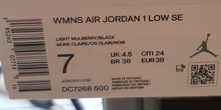 Air Jordan 1 Low SE Mulberry