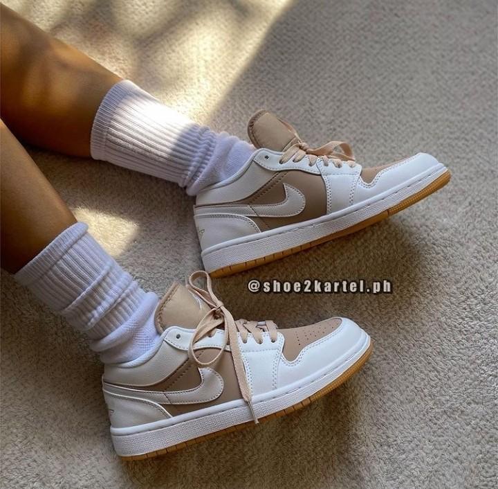 Air Jordan 1 Low White Tan - Grailify