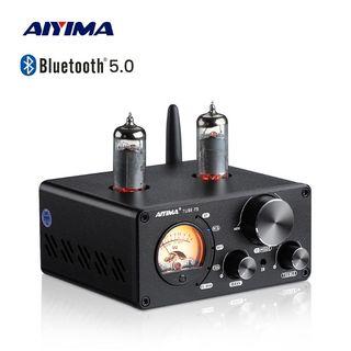 Aiyima T9 Tube Amplifier with VU Meter and  GE5654 + 6K4 Tubes