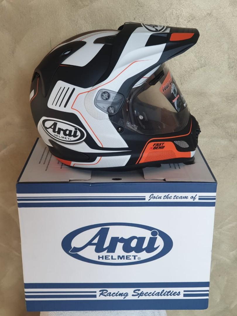 ARAI TOUR X4 VISION ORANGE Motorbikes on Carousell