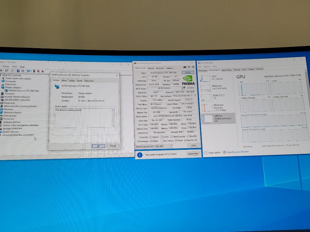 Asus 1060 3gb hotsell driver