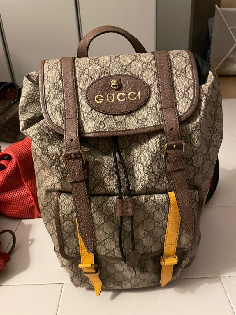Authentic used gucci shop backpack