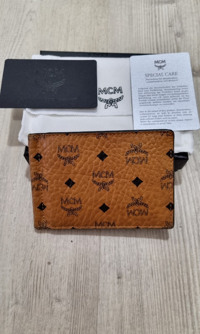 mcm men's wallet with clip