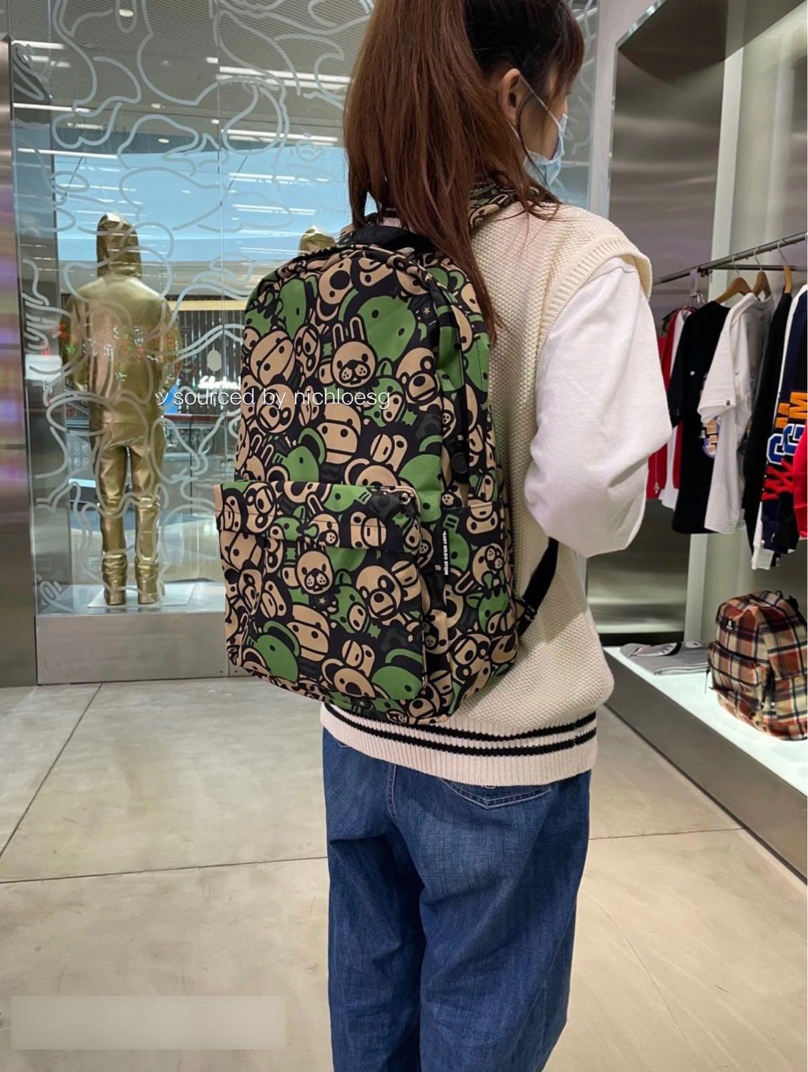 BAPE BABY MILO BACKPACK (BMS), Men's Fashion, Bags, Backpacks on Carousell