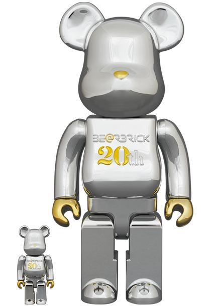 BEARBRICK 20th Anniversary Model 100％ ＆ 400％, 興趣及遊戲, 玩具