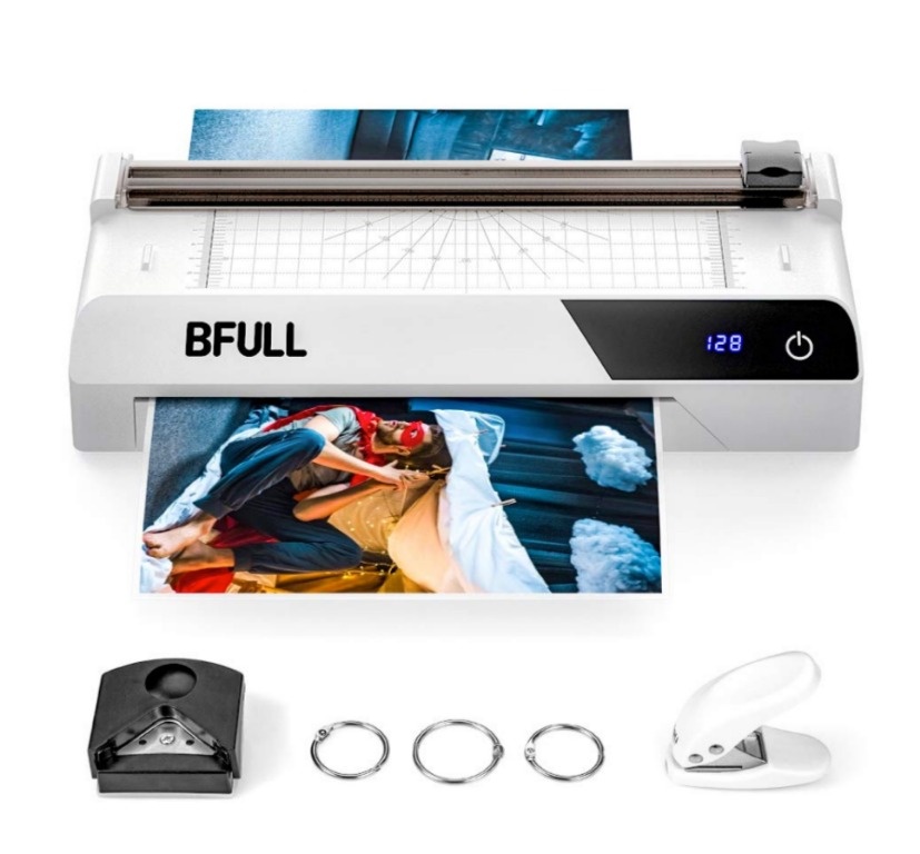 BFULL 6 in 1 Laminator with Touchscreen, A4 Laminator Machine Set, 9