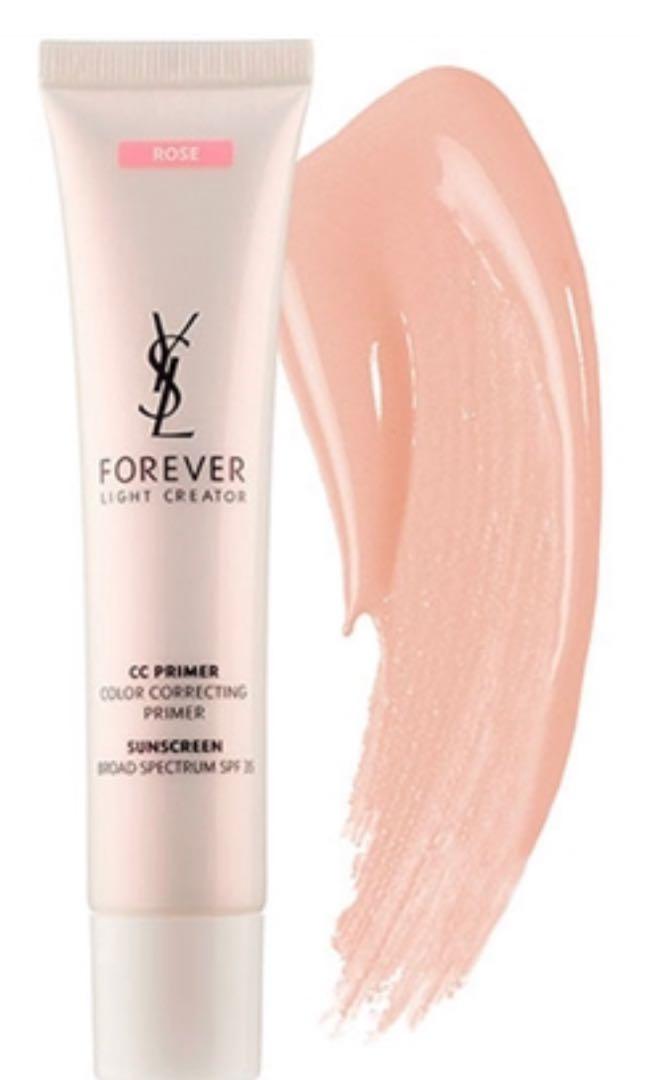 brand new in box authentic Yves Saint Laurent Forever Light Creator CC Primer Rose SPF 35 40ml Beauty Personal Care Face Face Care on Carousell
