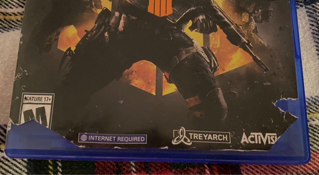 Boîte Vide PlayStation 4 (PS4) Pour Call Of Duty: Black Ops 4 - Neuf - Version Française