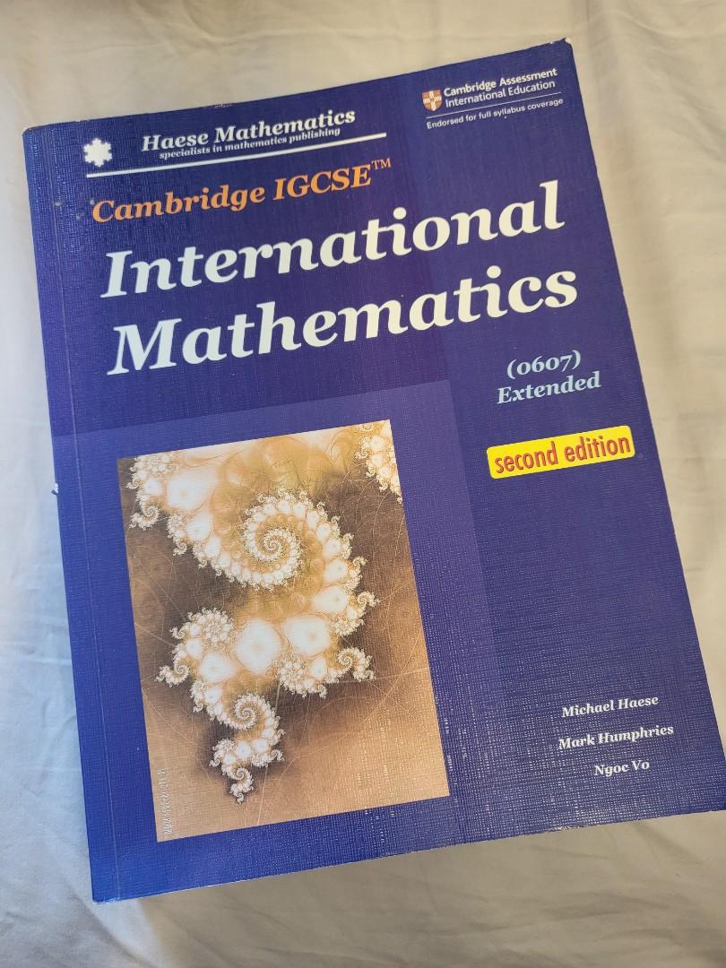 Cambridge IGCSE International Mathematics (0607) Extended (2nd