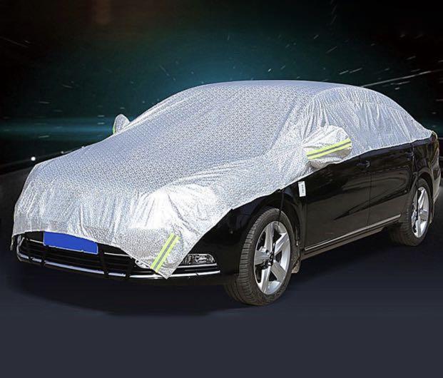 Car Cover Universal Waterproof UV Sun Protection Night Reflective Half Car  Covers Fits Sedan SUV Honda Toyota, Auto Accessories on Carousell