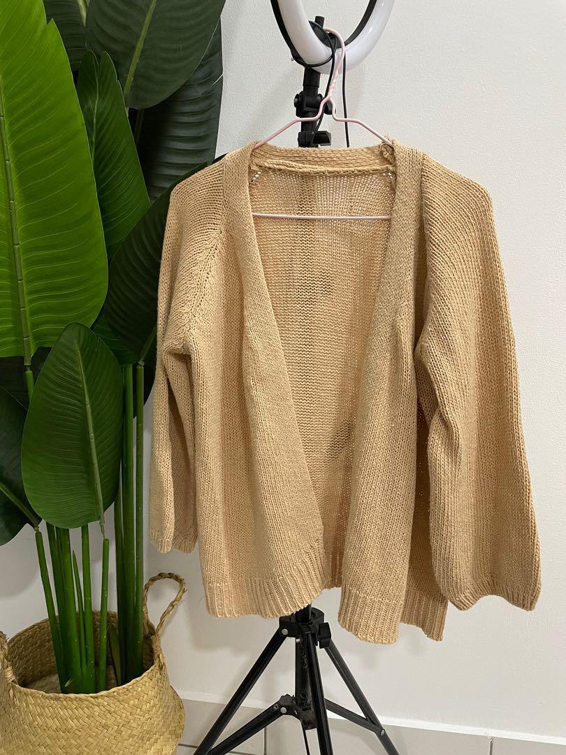 Nude store color cardigan