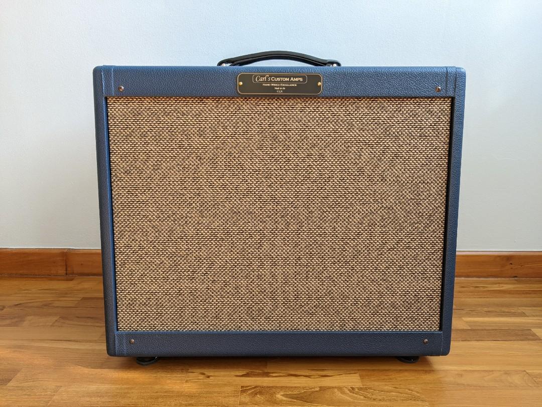 Carl's Custom Amps Classic 5E3 Tweed Deluxe electric guitar tube amplifier with London Power