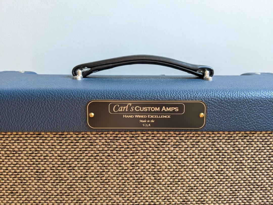Carl's Custom Amps Classic 5E3 Tweed Deluxe electric guitar tube amplifier with London Power
