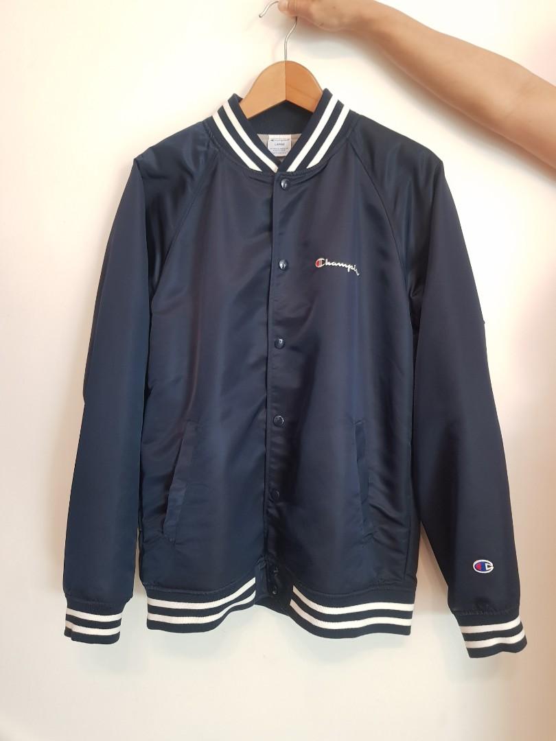 Coach Jacket Champion Windbreaker Mens Purple Champion Japan Coach