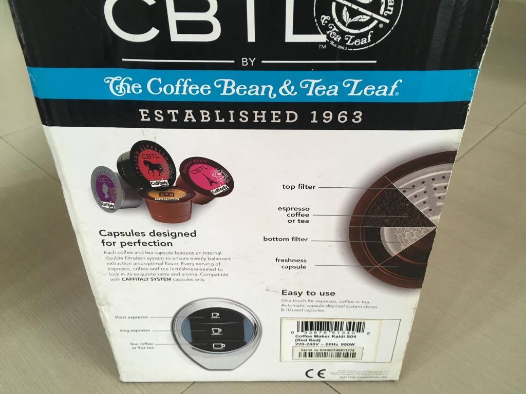 Coffee Bean & Tea Leaf Espresso Machine Kaldi, TV & Home Appliances, Kitchen Appliances, Coffee