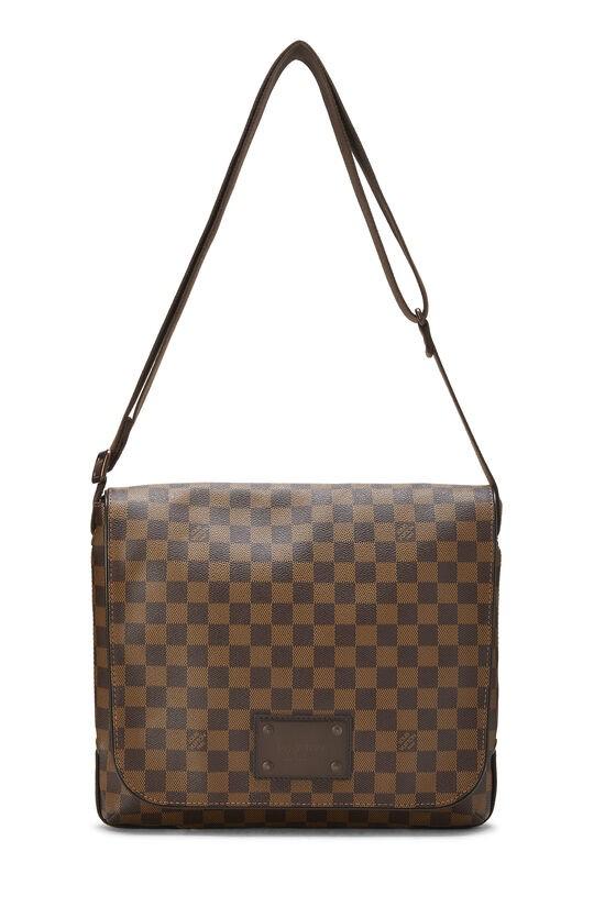 Louis Vuitton Brooklyn MM Damier Ebene Coated Canvas Messenger Bag