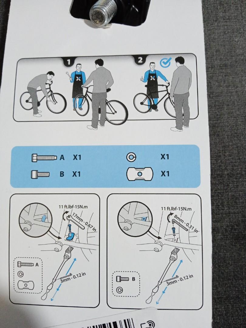 DECATHLON BTWIN bicycle kickstand