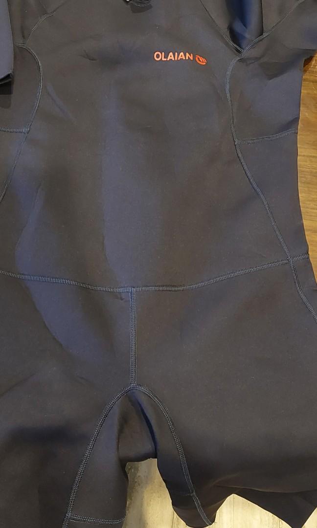 Decathlon Full body short wetsuit for men Neoprene XL OLAIAN