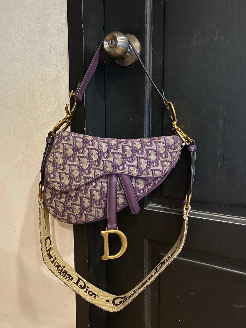 Mini Lady Dior Bag Purple Cannage Lambskin  DIOR US