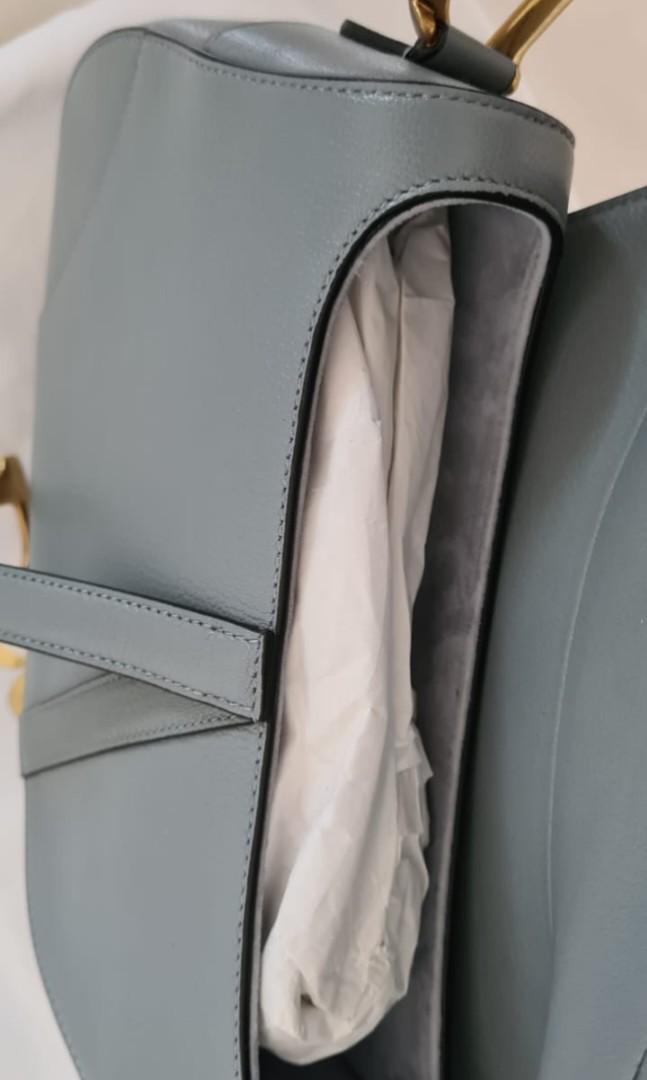 Dior Gray Dior Oblique Safari Crossbody Bag Blue Grey Navy blue Leather  Cloth Pony-style calfskin Cloth ref.226935 - Joli Closet