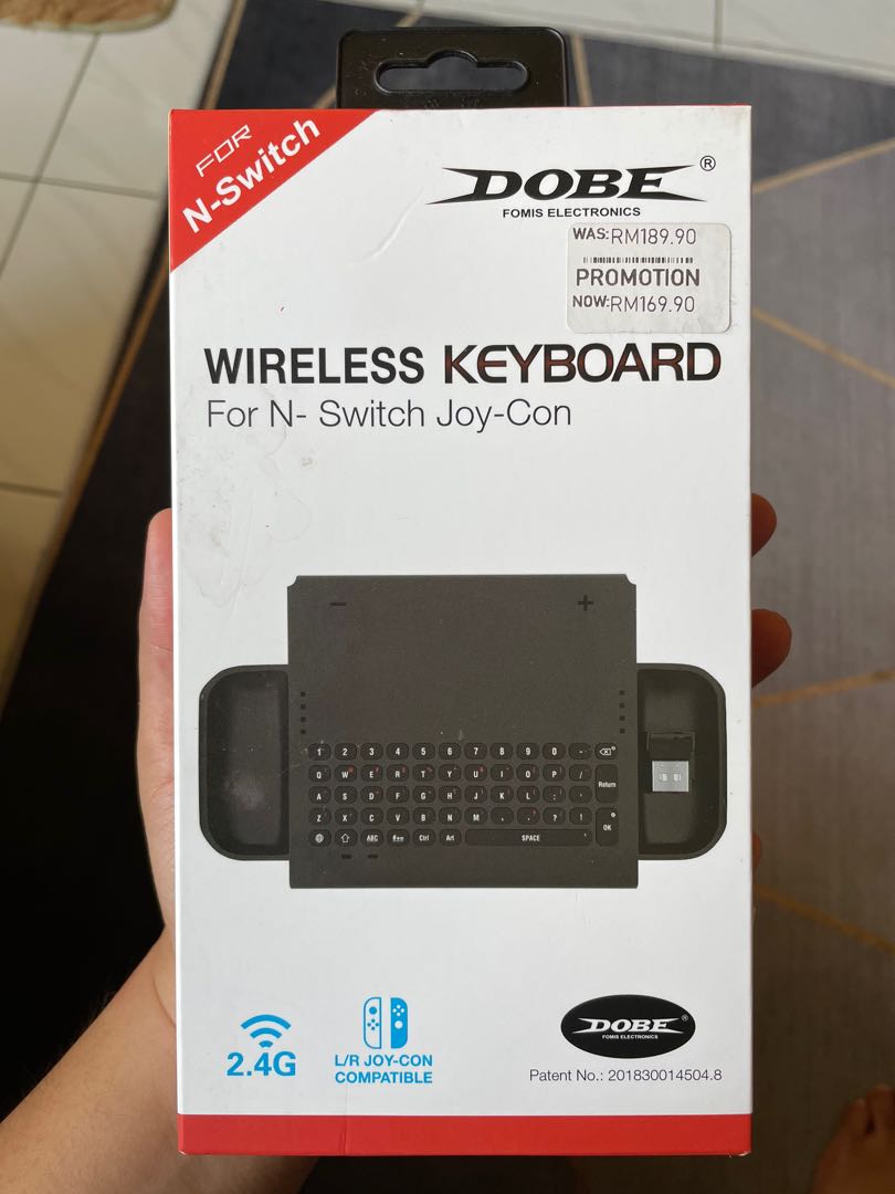 Dobe wireless keyboard (nintendo switch), Computers & Tech, Parts