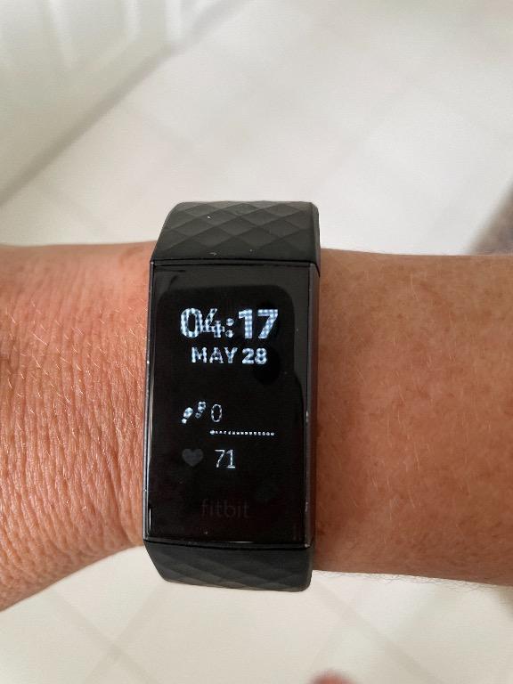 Black Strap FitBit Charge 3 size L with Charger Original Packaging Mobile Phones Gadgets Wearables Smart Watches on Carousell