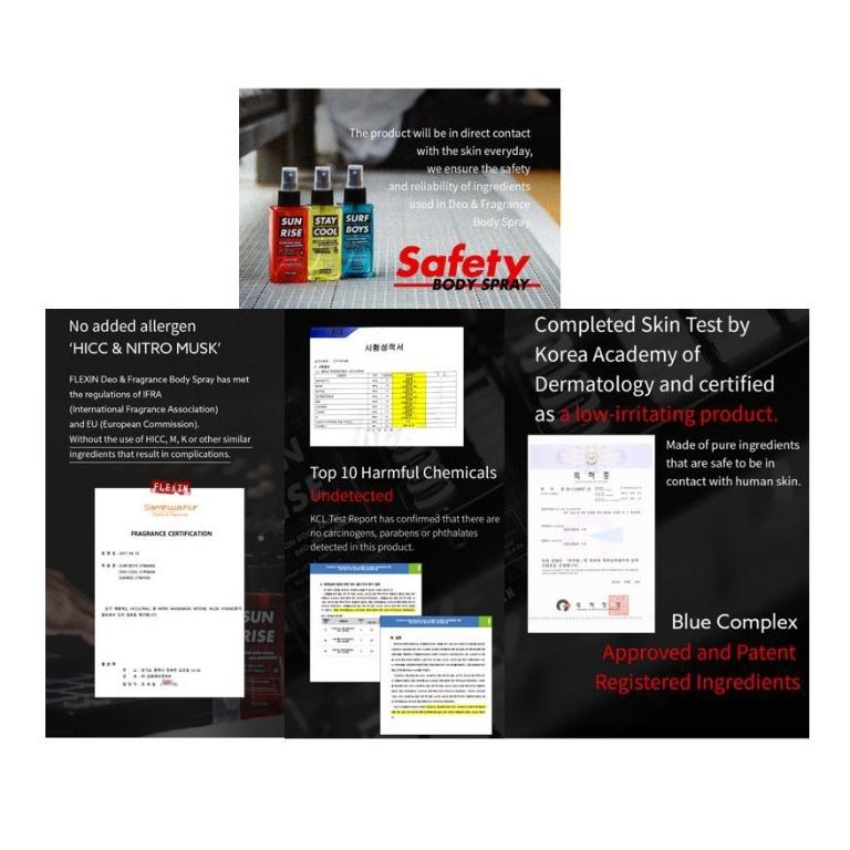 (Flexin) Deo & Fragrance Body Spray 120ml Beauty & Personal