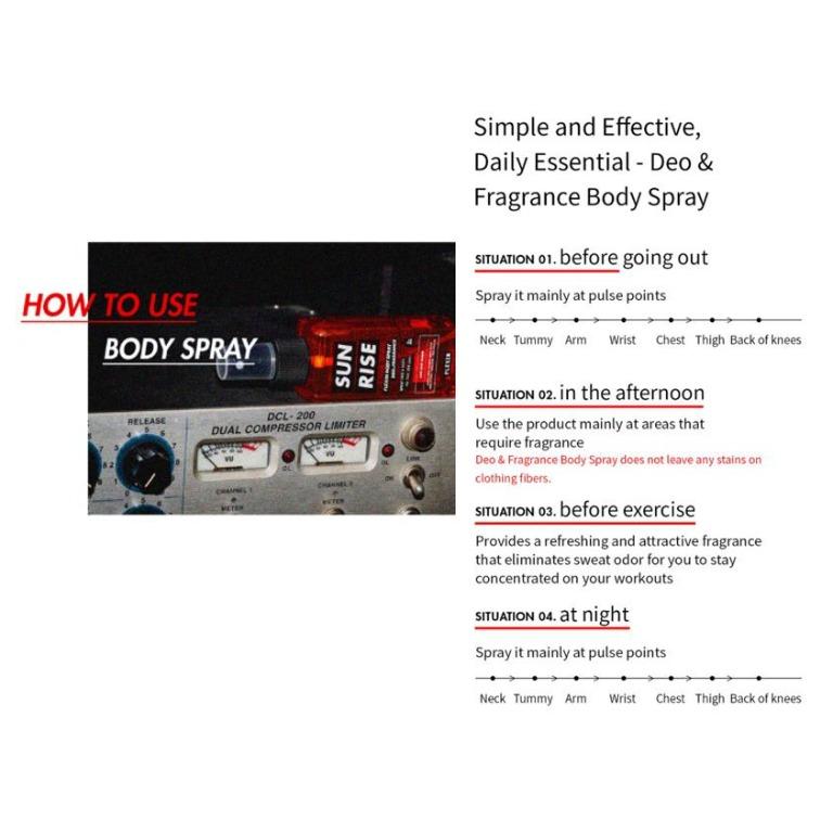 (Flexin) Deo & Fragrance Body Spray 120ml Beauty & Personal