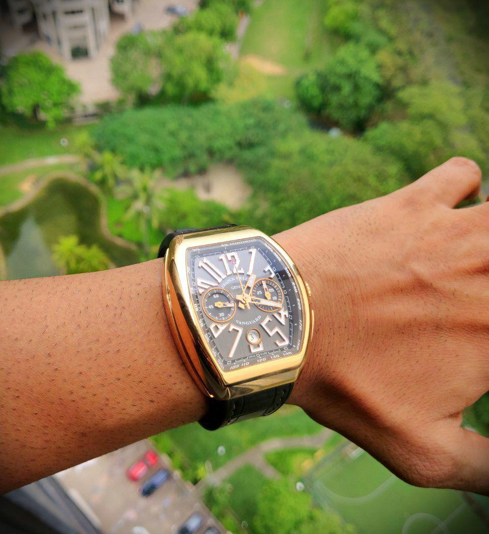 Franck muller vanguard on wrist top