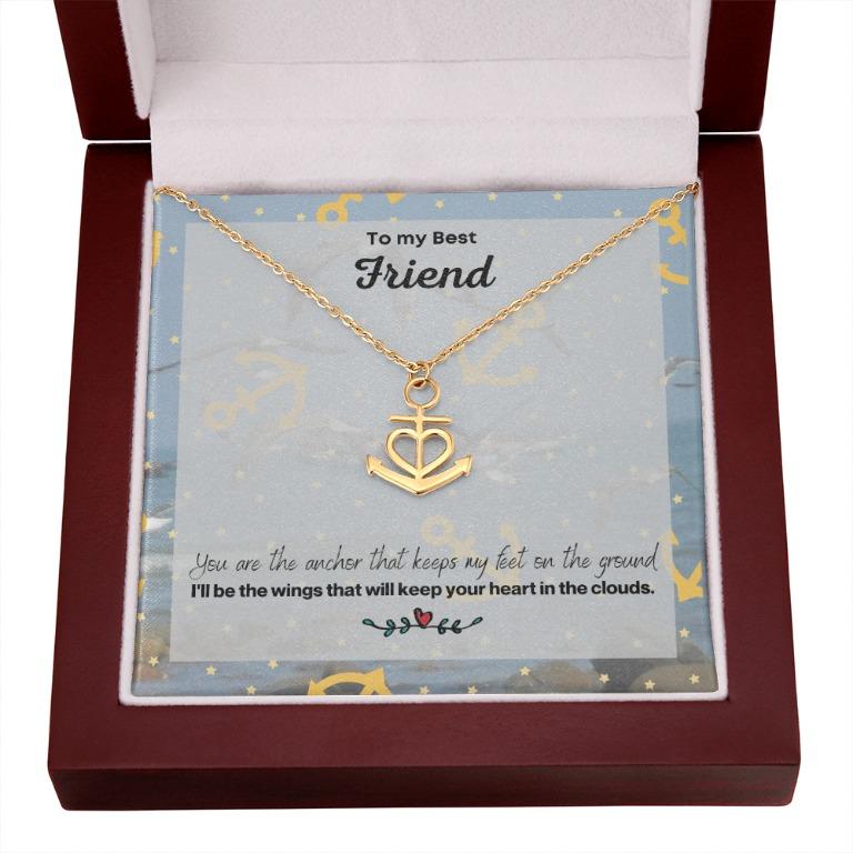 Friendship anchor necklace outlet