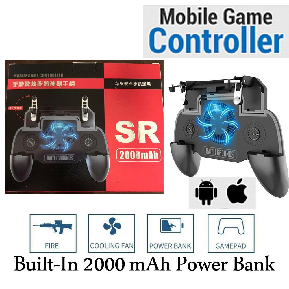 Gaming Gamepad Cooling Fan PUBG Mobile Game Controller Joystick Metal ...