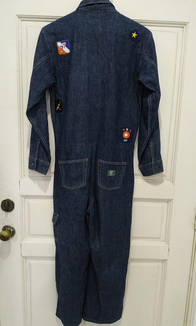 Buy Gap Blue Belted Denim Jumpsuit from Next Germany