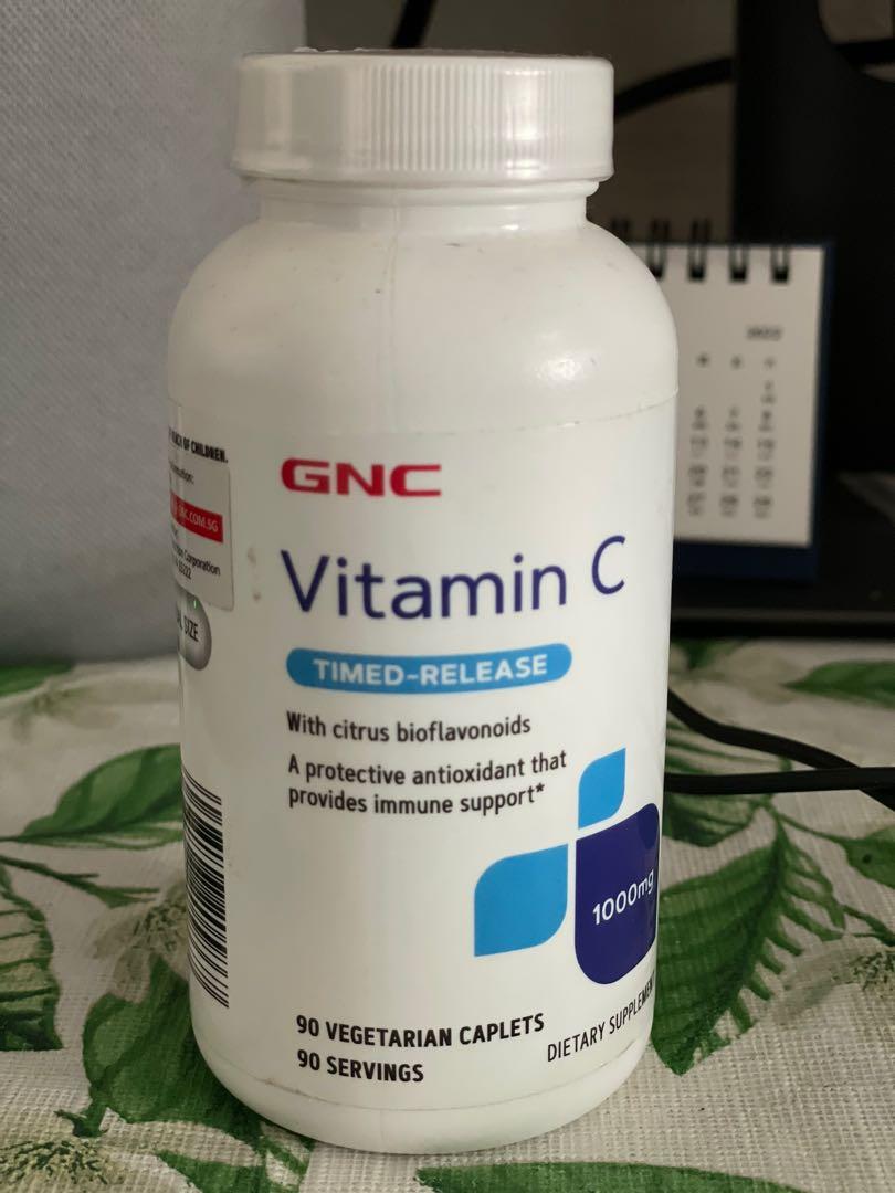 GNC Vitamin C 1000 (Not Opened), Health & Nutrition, Health Supplements