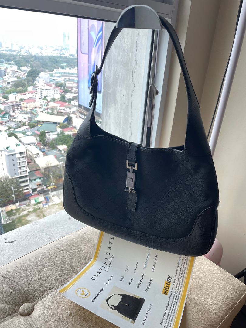 Gucci Jackie Black - authentic with entrupy, Luxury, Bags