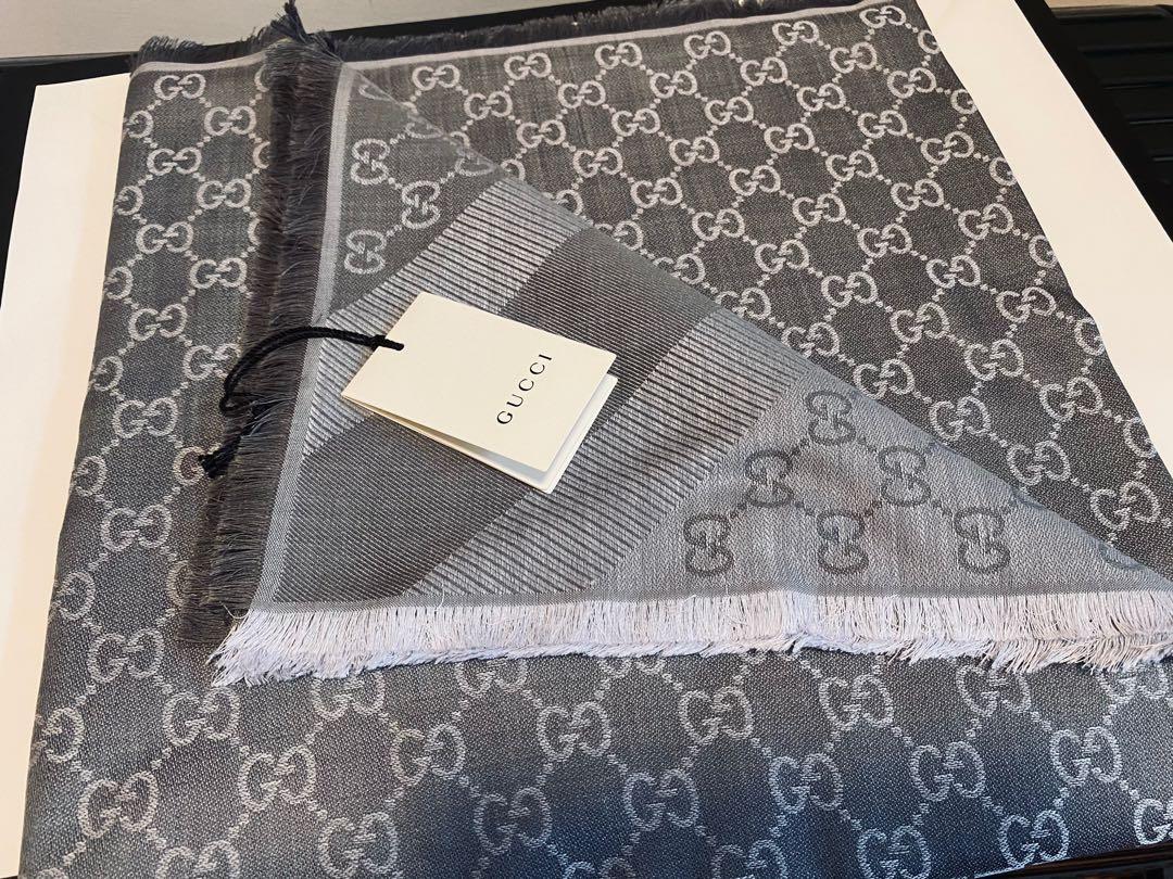 Gucci wool silk scarf sales