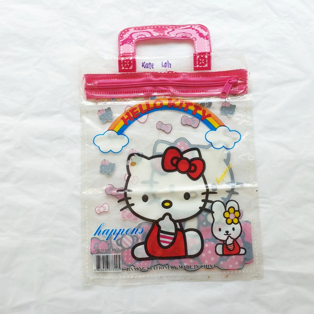 Hello kitty sales plastic bag