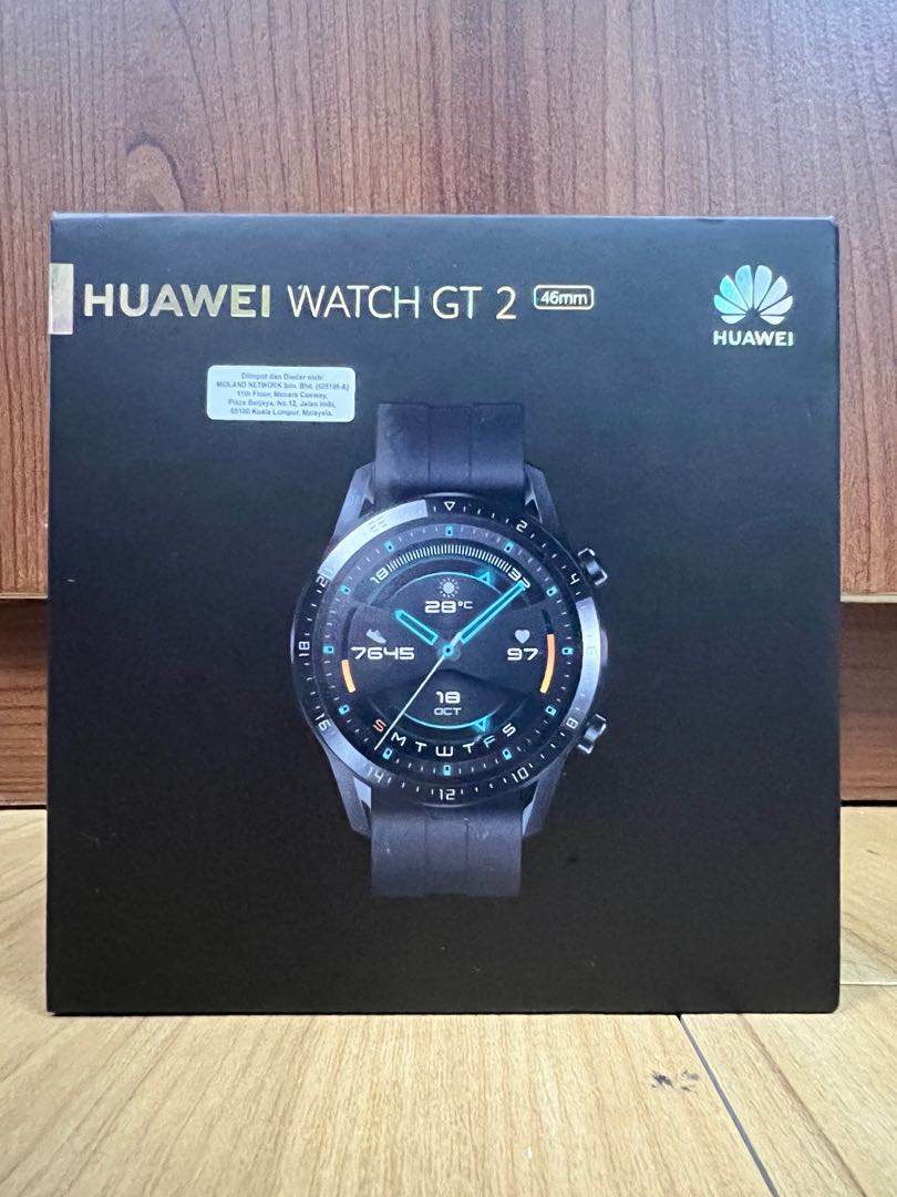 Huawei watch gt 2 new arrivals 46mm matte black strap